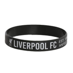 Liverpool FC Single Rubber Bracelet - Black