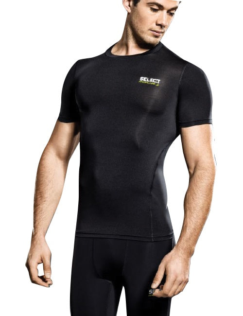 Select Compression Jersey S/S Black