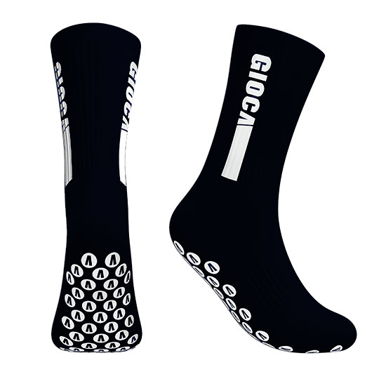 Game Pack | GIOCA Grip Socks + Footless Socks - Black (Size: M)
