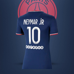 Neymar Jr 10 Name-set - Home (PRINT ONLY)